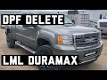 How to: DPF delete on LML Duramax and remove DEF tank