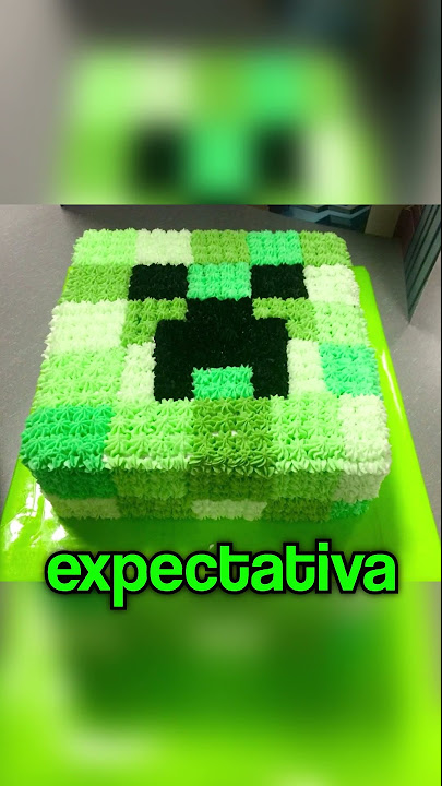 Doce gula - Bolo Minecraft para o Murilo comemorar seus 8