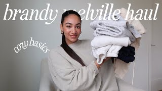 BRANDY MELVILLE TRY ON HAUL | COZY BASICS