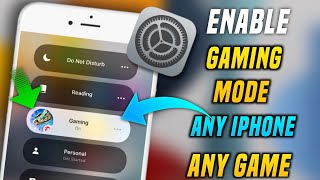 How To Enable Gaming Mode in iPhone | ( Free Fire). how to enable gaming mode in iphone | iOS 15 screenshot 4