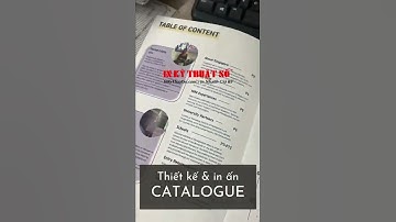 In Catalogue gia công đóng 2 ghim - In Kỹ Thuật Số Since 2006