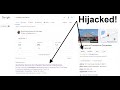 Hijacked google my business website link  fix hacked links from  google  more