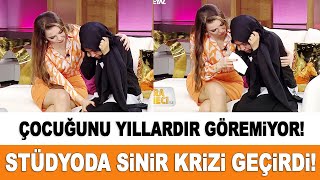 Canlı yayında sinir krizi geçiren genç kadına ilk müdahaleyi Esra Ezmeci yaptı!