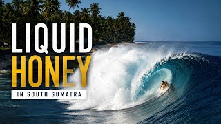 LIQUID HONEY | Glassy Indonesian Barrels | Raw Surf Session (No Music) 