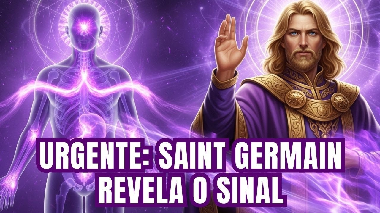 SAINT GERMAIN ALERTA: SE VOCÊ SENTE ISSO NO CORPO, A CHAMA VIOLETA ESTÁ TRANSMUTANDO VOCÊ AGORA