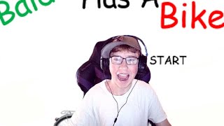 Baldi basics but Baldi RAN ME OVER WITH HIS Bike and A&C swapped basics edition, baldi basics mod screenshot 5