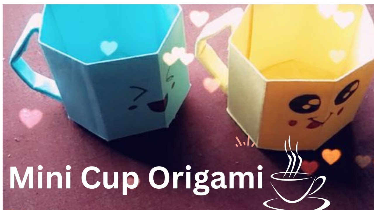 DIY Cute Mini Paper Cup / Paper craft / Paper Cup / Paper Craft For ...