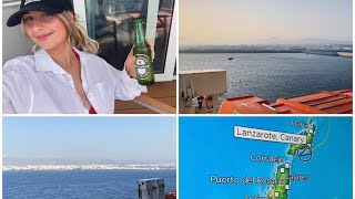 DOCKING IN LANZAROTE ONBOARD CELEBRITY SILHOUETTE // Sail In + Sail Away // Cabin Quarantine Style
