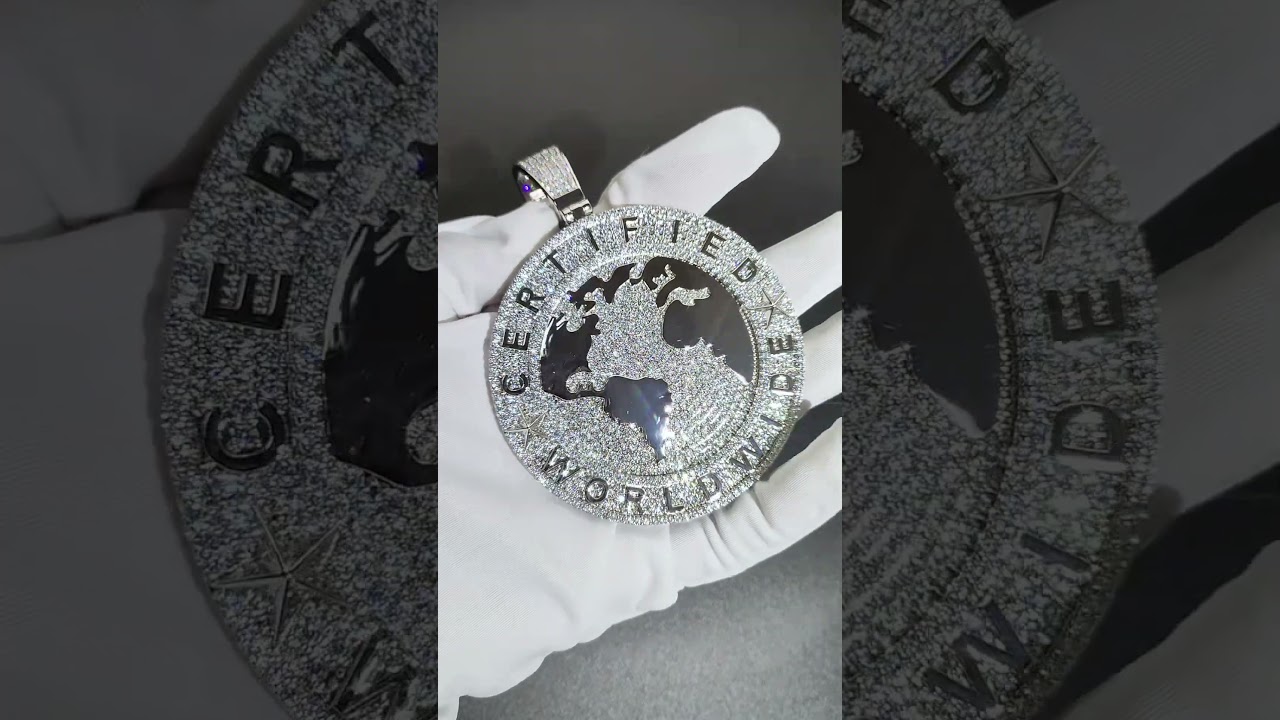 Hip hop Jewelry VVS Moissanite Pendant 