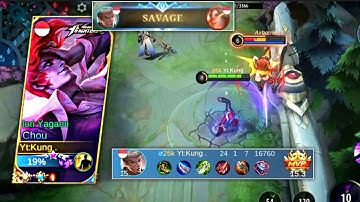CHOU ONE HIT SAVAGE DAMAGE HACK | NEW BUILD 2022 CHOU MUST TRY THIS BUILD!!
