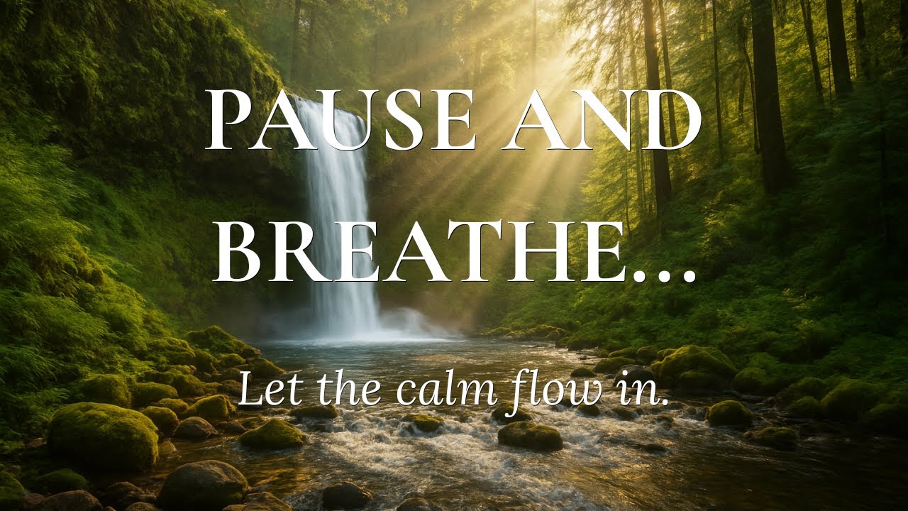 Let the Calm Flow In 2 Minutes of Healing Messages - YouTube