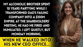 Built Dad's Company to 100M, Brother Fired Me – What He Found Monday Changed Everything