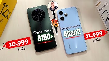 realme 12x 5G Vs Redmi 12 5G Speed Test & Full Comparison | Best 5G Mobile Under 15K ?