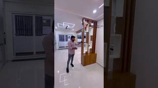 Modern Partition & Crockery Unit | Kitchen Transformation Reel #homedesign #interiordesign