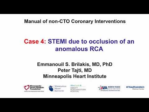 Case 4: Manual of Non-CTO Coronary Interventions - STEMI in anomalous RCA