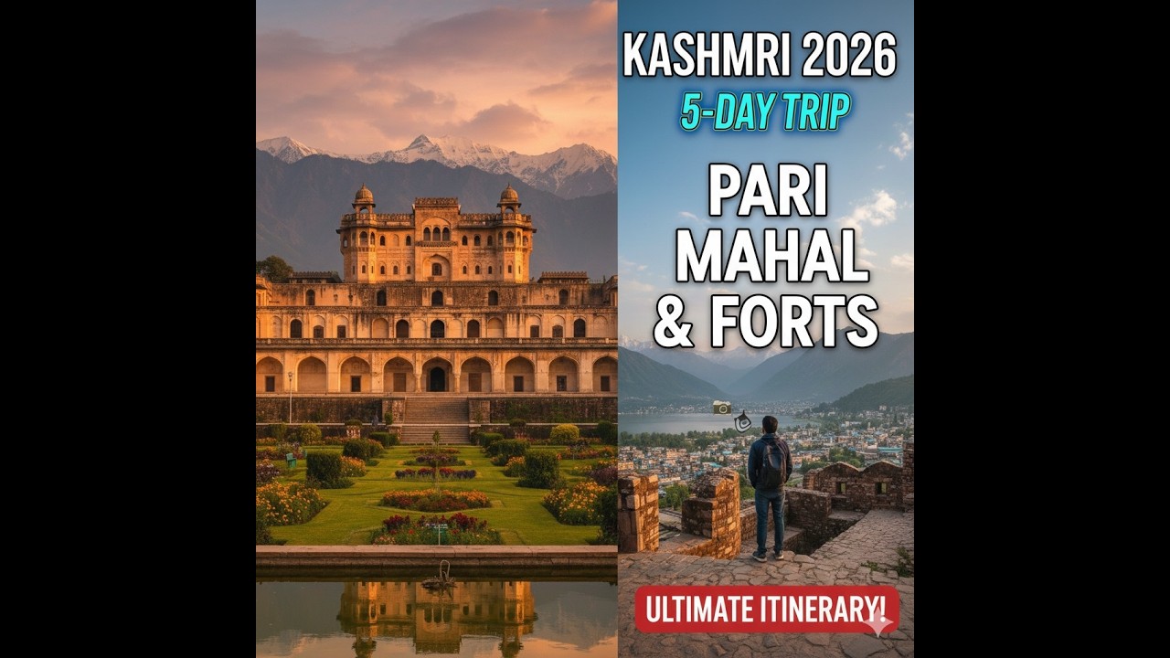 5th Day in Kashmir: The Ultimate Itinerary 2026 | Pari Mahal & Hidden Forts