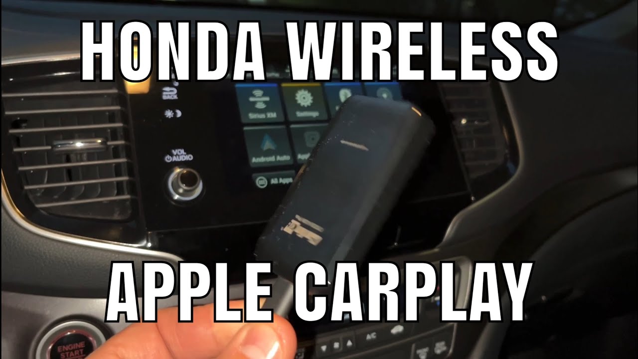 WIRELESS Apple CarPlay Honda Passport Ridgeline Pilot NO MORE CABLES