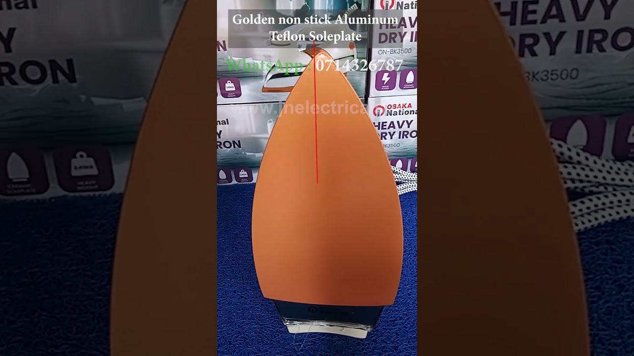 සුපිරියට ඇදුම් මදින්න පුළුවන් සුපිිරිම බර ස්ත්‍රික්කය | Heavy Dry Iron ON-BK3500 Free Delivery