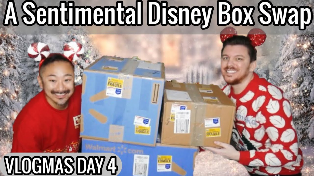 A Sentimental Disney Christmas Box Swap | Vlogmas Day 4