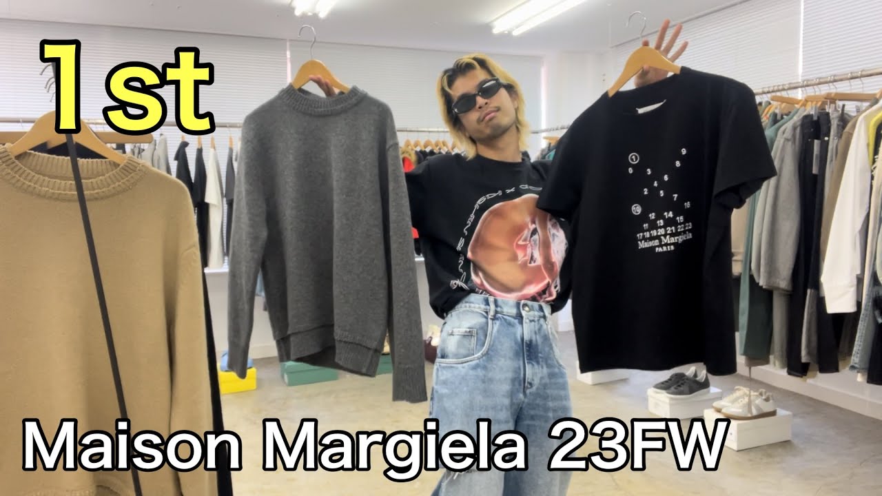 最速】Maison Margiela 23FW 1st！定番がずらっときました！Tシャツ
