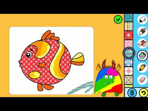 Çocuklar için Boyama Oyunları: Renkli