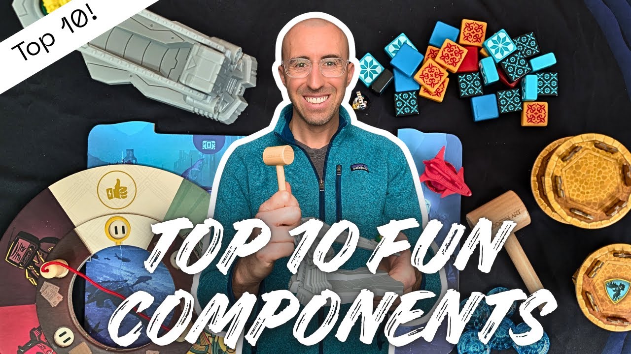 Top 10 Fun Board Game Components!