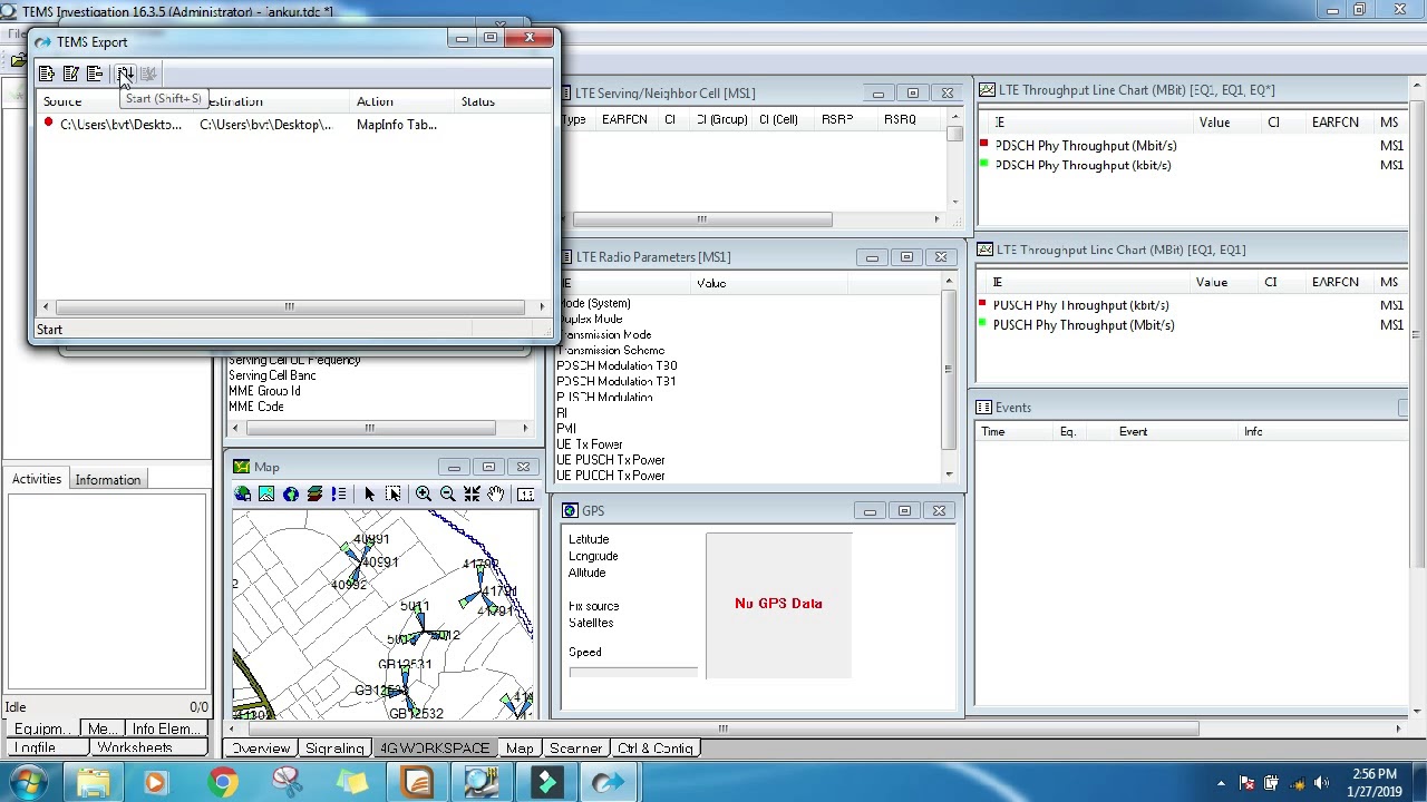 4G( LTE) EXPORT Logfile ||