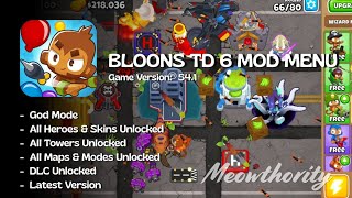 Download Bloons TD 6 MOD MENU! All Heroes & Skins Unlocked, God Mode! LATEST VERSION!!