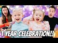 1 YEAR Celebration!! We've been on YouTube for a YEAR!!!