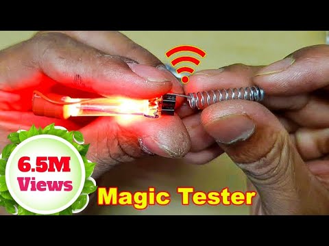How to make magic tester, wireless tester at homemade, (Elab