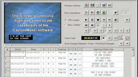 CaptionMaker - export DV 25 video file with caption data