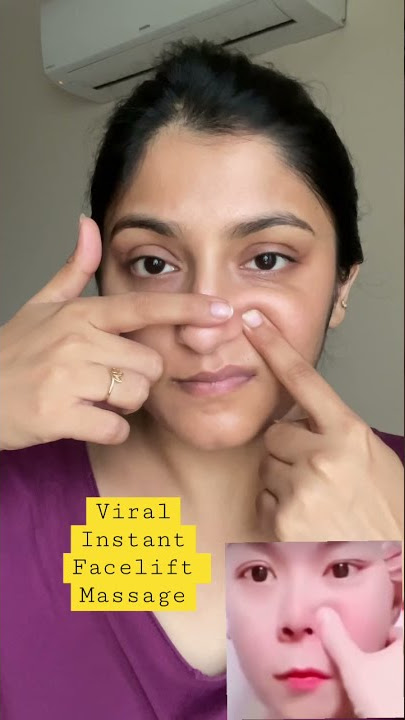 Viral Instant Face Lift ✨ Try it! #Shorts #massage