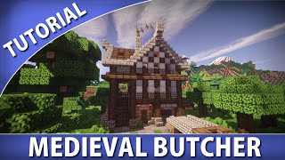 Minecraft  - How to Build a Medieval Butcher @axianerve