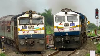 High Speed diesel line trains | Nanded - Purna Section | Indian Railways