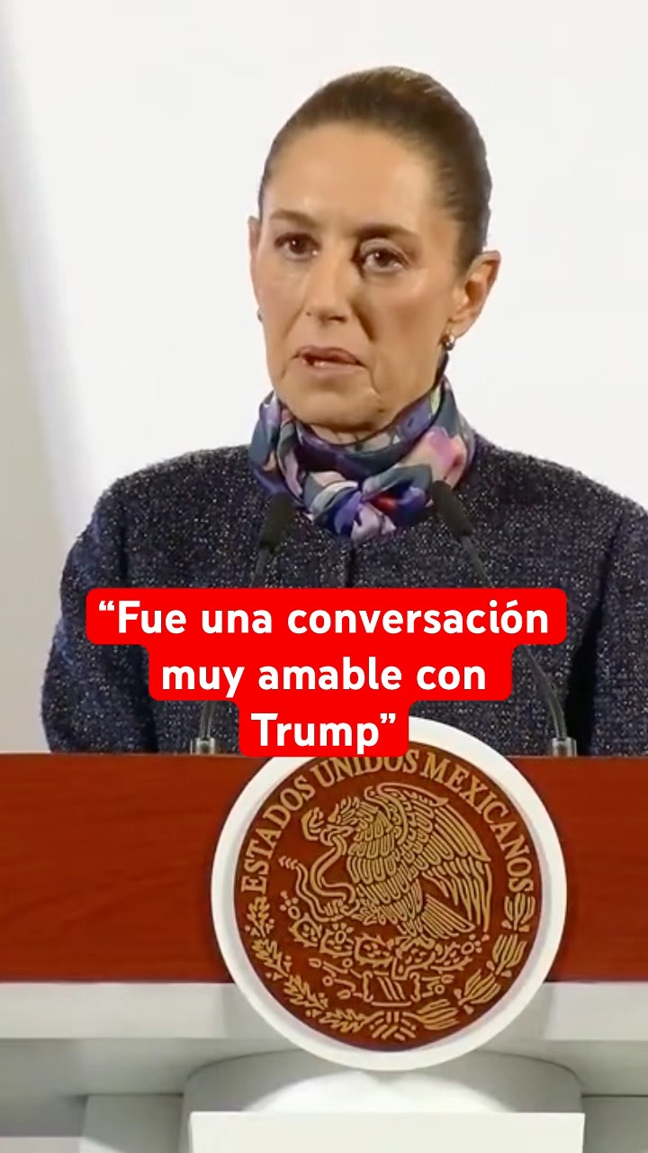 Sheinbaum y Trump coinciden en buscar buena relación bilateral #shorts