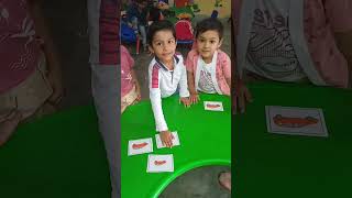 Descending order #bodhik vikas #anganwadi #indoorgames #kid #youtubeshorts
