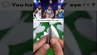 99% Can’t Guess the Card! A, B or C 🏀 (Basketball Quiz) #shortsl