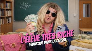 Quand l’ÉLÈVE TRÈS RICHE débarque en classe 🤑 COMPILATION adrian_cqrt