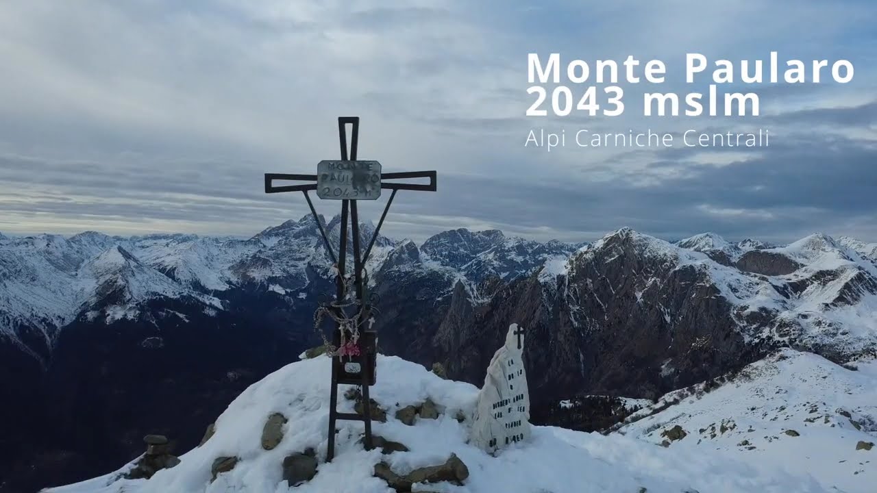 Invernale Monte Paularo - Alpi Carniche Centrali
