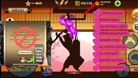 Shadow Fight 2 ALL WEAPONS MOD | MAGIC |  UNLIMITED💯 working. | NO ROOT REQUIRED | XML HACK | GNTLHQ