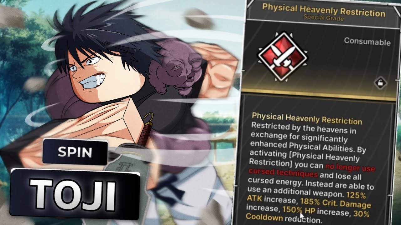 Going from Noob to 0.5% HEAVENLY RESTRICTION TOJI in Jujustu Zero Roblox!