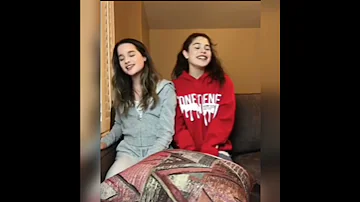 Dylan conrique and Annie LeBlanc singing Life of the Party by Shawn Mendes