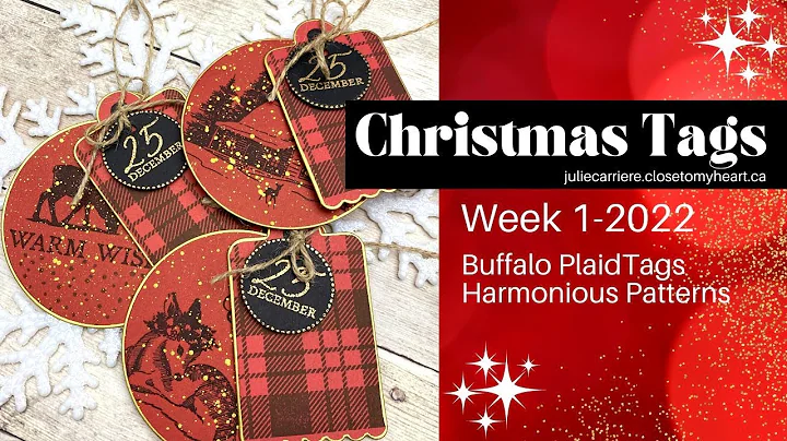 Christmas Tags | CTMH Harmonious Patterns | video ...