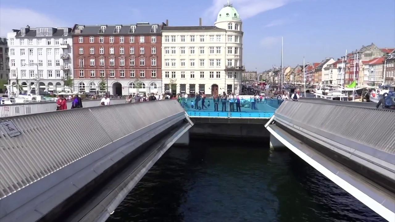 Copenhagen, Denmark - Inderhavnsbroen Bridge (2018)