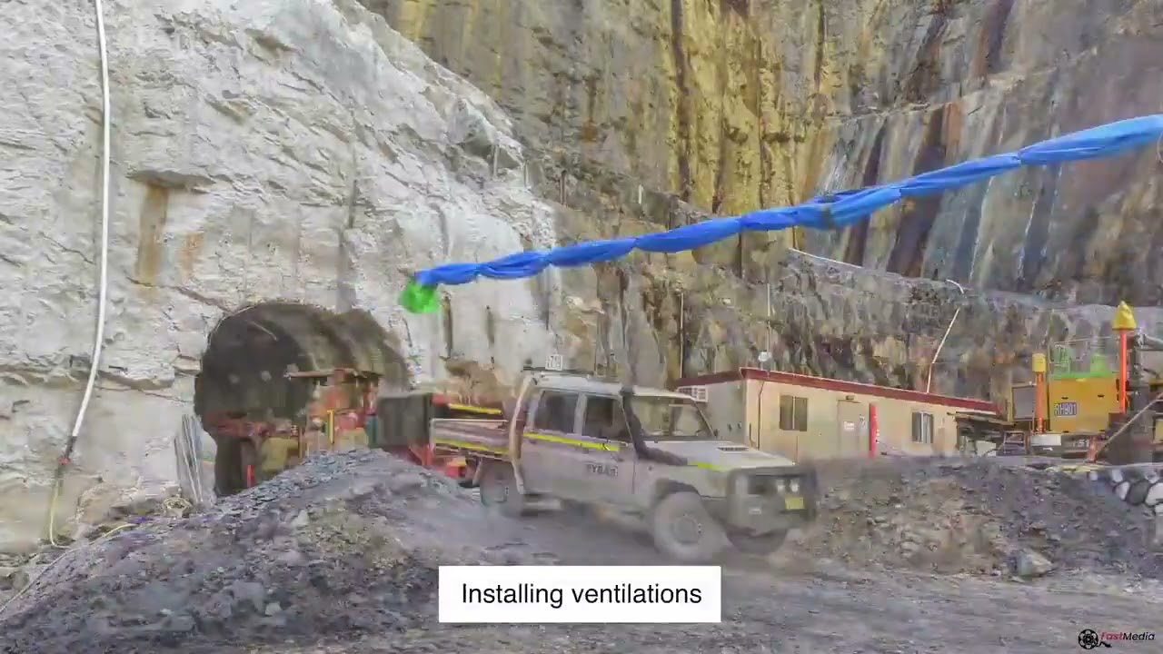 (Timelapse)  Kanmantoo Copper Mines - MC51 Cutting