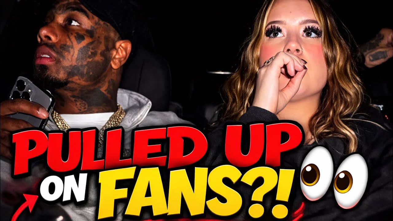 Blueface IRL Stream Pulls Up On Fans Then Drops Off Coco Bliss… Chat