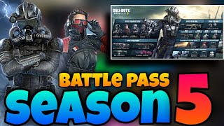 New Season 5 Battle pass Leaks and updates cod mobile : all new upcoming character CODM