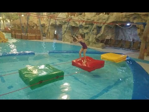 KİEVDE -5 DERECEDE HAVUZ AQUAPARK KAYDIRAKLAR EXTREME SURVİVOR PARKUR, DREAM ISLAND. Seyahat vlog