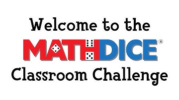 Welcome to the Math Dice Classroom Challenge