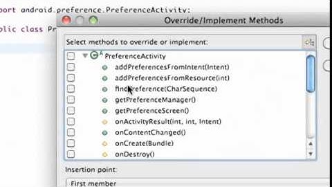 Android Application Development Tutorial   56   Creating a PreferenceActivity